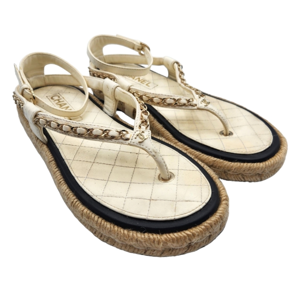 Chanel Interlocking Espadrilles - image 1